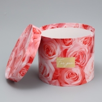 Набор шляпных коробок для цветов 4 в 1, упаковка подарочная, «Нежные цветы», 14 х 13 см - 20 х 17,5 см Набор шляпных коробок для цветов 4 в 1, упаковка подарочная, «Нежные цветы», 14 х 13 см - 20 х 17,5 см