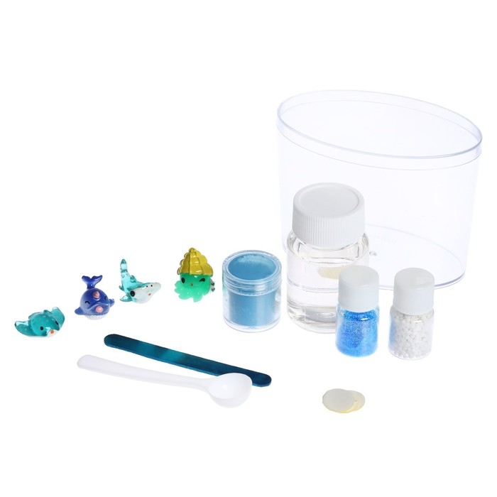 Набор для опытов «Коллоидный сад», с крутыми рыбками Набор для опытов «Коллоидный сад», с крутыми рыбками