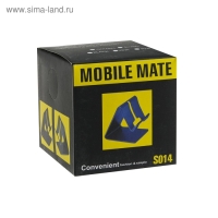 Подставка для телефона, с разъемом для провода, металл, чёрная Подставка для телефона, с разъемом для провода, металл, чёрная