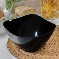 Салатник пластиковый «Рондо», 2 л, цвет чёрный Салатник пластиковый «Рондо», 2 л, цвет чёрный