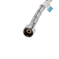 Подводка гибкая для воды AQUALINE, внутренняя/внутренняя резьба 1/2", 60 cм Подводка гибкая для воды AQUALINE, внутренняя/внутренняя резьба 1/2", 60 cм