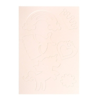 Гравюра блокнот детский &laquo;Замок принцессы&raquo;, 10 листов, штихель, для девочки