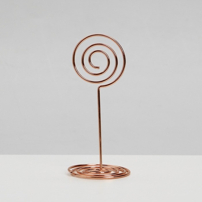 Ценникодержатель с зажимом &laquo;Круг&raquo;, 3,3&times;3,3&times;8,3 см, цвет МИКС