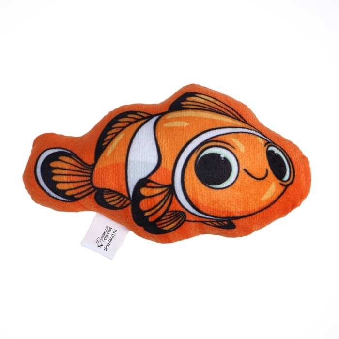 Игрушка для кошек с мятой «Рыба-клоун», 13 х 8 см Игрушка для кошек с мятой «Рыба-клоун», 13 х 8 см