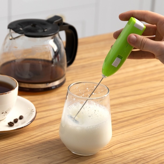 Капучинатор погружной Luazon LMR-07, от 2АА не в компл., цвет чёрный