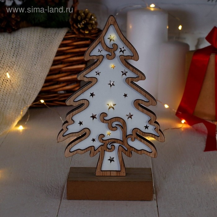 Новогодний декор с подсветкой «Волшебная ёлка» Новогодний декор с подсветкой «Волшебная ёлка»
