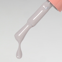 Гель лак для ногтей &laquo;SIMPLE&raquo;, 3-х фазный, 10 мл, LED/UV, цвет серый (105)