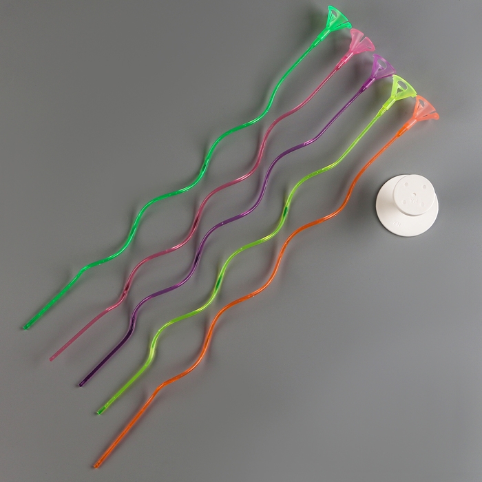 Набор &laquo;ВОЛНА&raquo;, палочка+держатель+подставка, набор 5 шт., МИКС