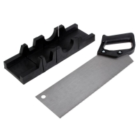 Стусло с ножовкой ТУНДРА, стусло 45 90 135&deg; 300х65 мм, ножовка 300 мм