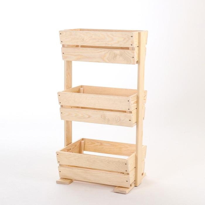 Стеллаж деревянный, 54&times;50&times;100см