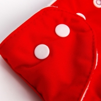 Многоразовый подгузник &laquo;Я люблю маму&raquo;, цвет красный