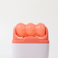 Криомассажёр для лица 2 в 1, 10 &times; 8 см, цвет бежевый