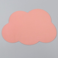 Коврик под миску &laquo;Облако&raquo;, 39 х 27 см, мятный цвет