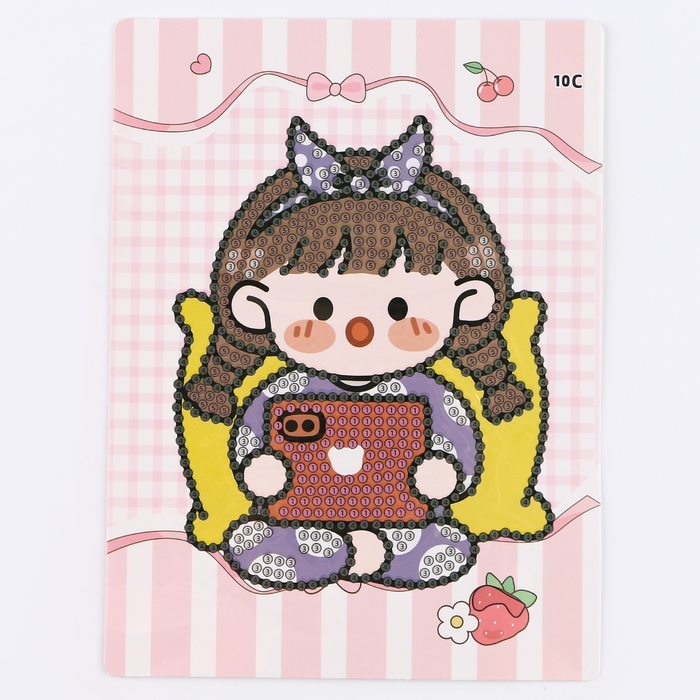 Алмазная вышивка &laquo;Цуи&raquo;, 13,7 &times; 18,3 см, картон, с частичным заполнением