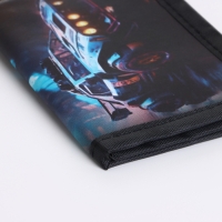 Кошелёк детский на липучке &laquo;Выбражулька&raquo;, цвет чёрный