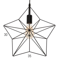 Светильник BayerLux 669912/1 E27 40Вт черный 36х20х139 см