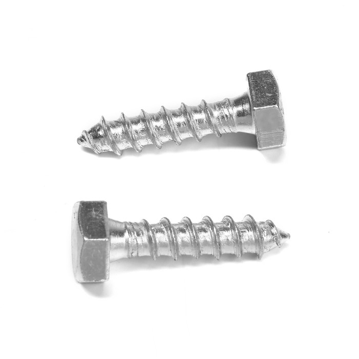 Шуруп-болт ТУНДРА, сантехнический, оцинкованный, DIN 571, М10х40 мм, 4,8 - 5 кг