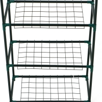 Парник-стеллаж, 3 полки, 80 &times; 24 &times; 46 см, металлический каркас d = 12 мм, чехол плёнка 80 мкм, Greengo