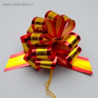 Бант-шар №5, золотой в красном Бант-шар №5, золотой в красном