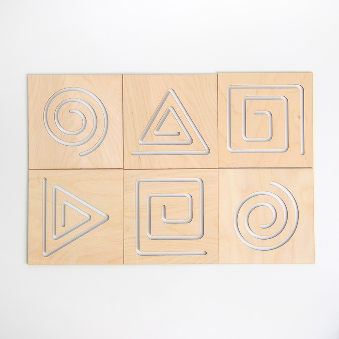 Развивающая игрушка нейротренажер для детей &laquo;Межполушарная доска. Простые фигуры&raquo;