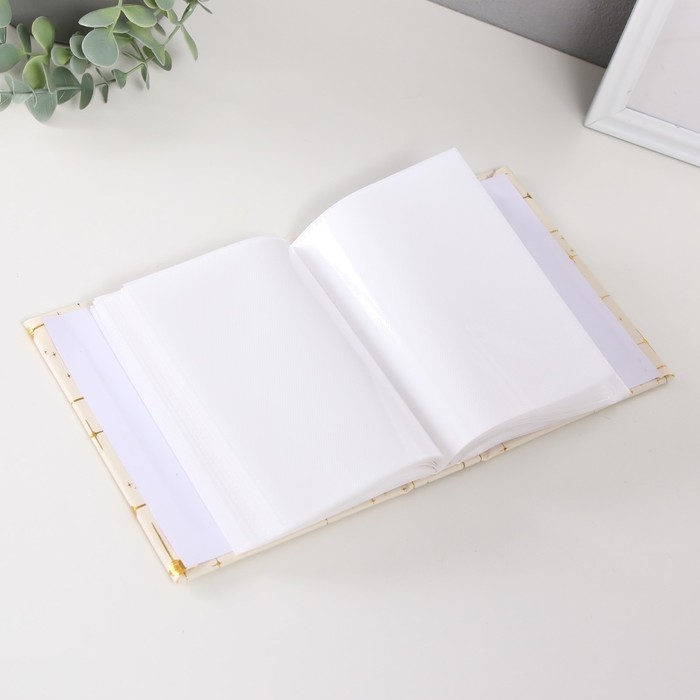 Фотоальбом на 100 фото 10х15 см "Сияние звёзд" кожзам МИКС 5х13х16,5 см