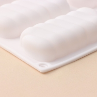 Форма для муссовых десертов и выпечки KONFINETTA &laquo;Корде&raquo;, 30&times;17,5&times;2 см, 9 ячеек (9&times;4,5 см), цвет белый