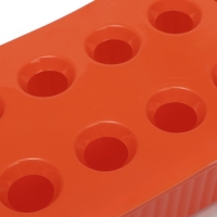 Ящик для выращивания зелёного лука, 29 &times; 16 &times; 8,5 см, 2,5 л, 10 лунок, пластик, оранжевый, Greengo