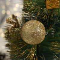 Ёлка декор "Звёздная, в горшочке" шары ягодки, 27 см Ёлка декор "Звёздная, в горшочке" шары ягодки, 27 см