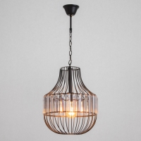 Люстра BayerLux "Грелин" Е27 40Вт черный 30х30х70 см