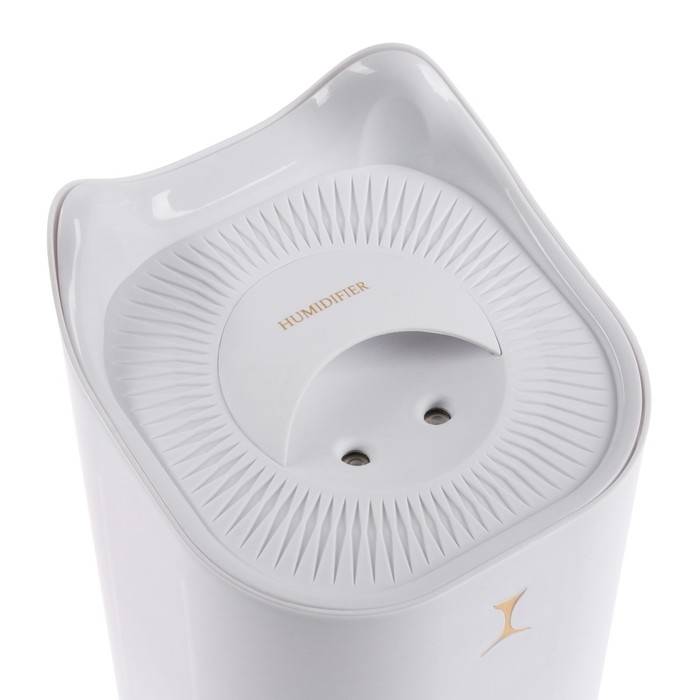Увлажнитель воздуха Luazon HM-3, ультразвуковой, 3.3 л, мультиподсветка, USB, белый