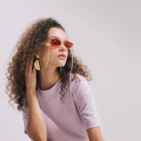 Серьги пластик &laquo;Вивьен&raquo; лимоны, цвет жёлто-белый