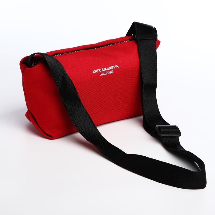 Сумка молодёжная на молнии, цвет красный Сумка молодёжная на молнии, цвет красный