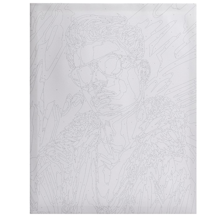 Картина по номерам на холсте с подрамником &laquo;Блондин в очках&raquo;, 40 х 50 см