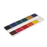 Акварель 12 цветов "Гамма" "Мультики", медовая, без кисти, картон Акварель 12 цветов "Гамма" "Мультики", медовая, без кисти, картон