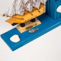 Набор настольный "Корабль" с карандашницей 15*5*11см, микс Набор настольный "Корабль" с карандашницей 15*5*11см, микс