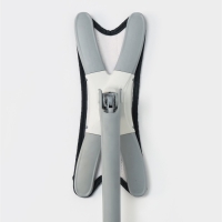 Швабра с отжимом Twist Raccoon, насадка из микрофибры 36&times;14 см, стальная нержавеющая ручка 125 см