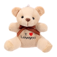 Мягкая ирушка &laquo;Мишутка&raquo;, на брелоке, цвет МИКС