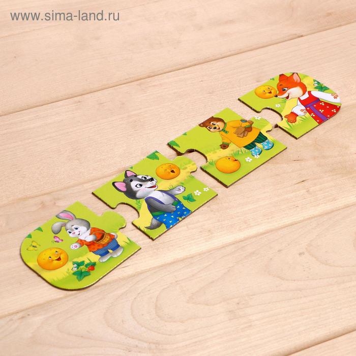 Пазлы-цепочки &laquo;Любимые сказки&raquo;, 24 детали, в пакете