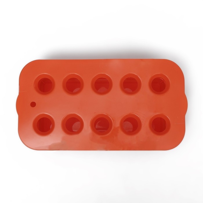 Ящик для выращивания зелёного лука, 29 &times; 16 &times; 8,5 см, 2,5 л, 10 лунок, пластик, оранжевый, Greengo