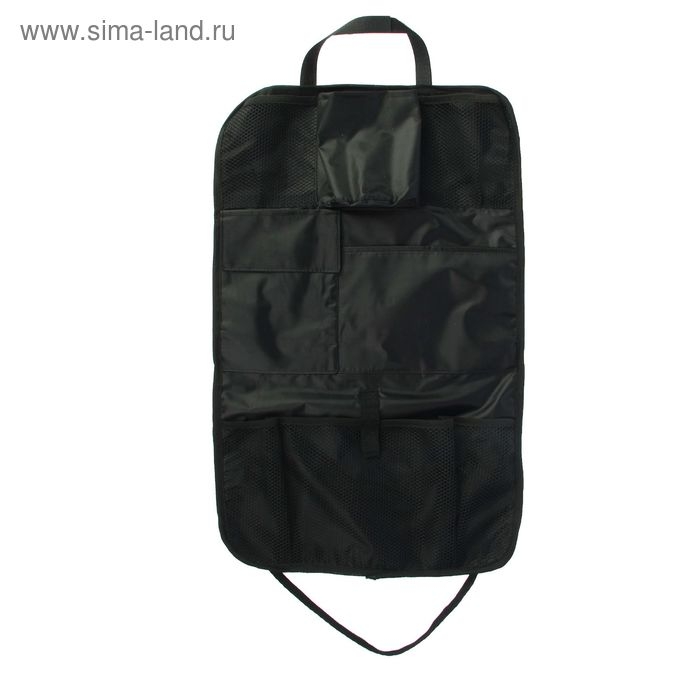 Накидка-органайзер TORSO, 7 карманов, 37х60 см, черный