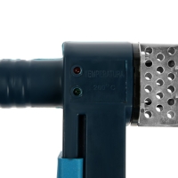 Аппарат для сварки пластиковых труб ТУНДРА, 1200 Вт, комплект насадок 20-32 мм, 0-300&deg;, кейс   91355