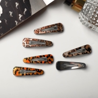 Невидимка для волос "Герти" (набор 6 шт) грация пятна, 5,5 см Невидимка для волос "Герти" (набор 6 шт) грация пятна, 5,5 см