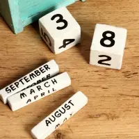 Календарь настольный &laquo;Морской конек&raquo;, 7&times;4&times;10 см, дерево, бирюзовый