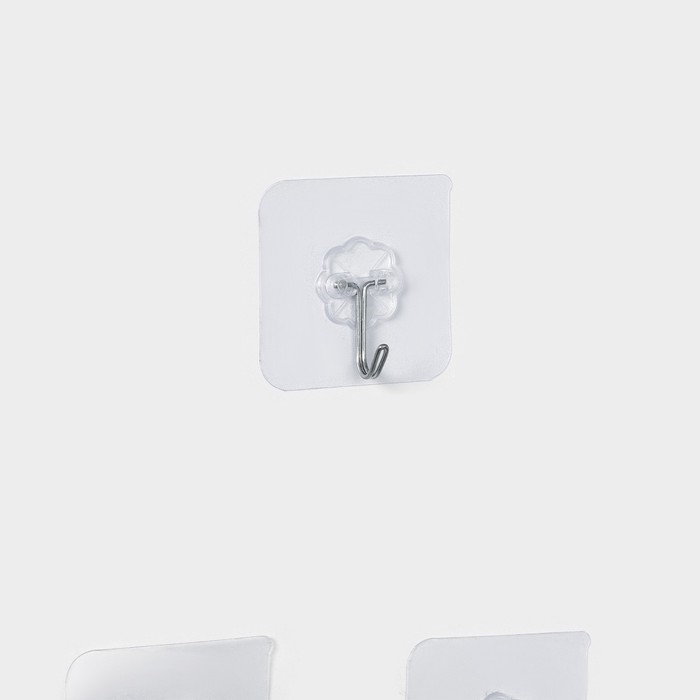 Набор самоклеящихся крючков, 10 шт, размер 5,6&times;5,6 см