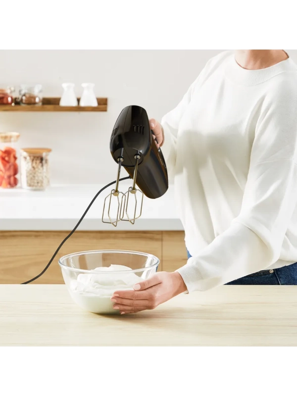 Миксер Quickmix HM3108B1 с 5 скоростями, 300 Вт, черный