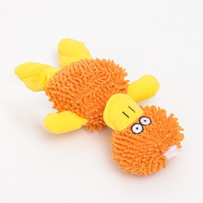 Игрушка текстильная Игрушка текстильная "Косматый утёнок" , 32 х 19 см, коричневая