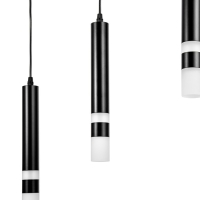 Светильник BayerLux Подвес "Гелла" 3хLED 18Вт 4000К черный 50х4х30-180см