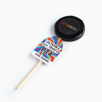 Леденец с печатью на палочке &laquo;Затычка&raquo;, вкус: кола, 25 г.