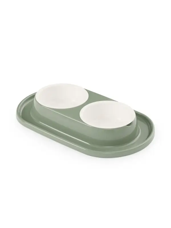 Миска для животных "Эффи" 0,3л двойная (на подставке) ALTA (уп.9)к