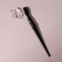 Бритва для коррекции бровей, с защитным чехлом, 11.5 см, чёрная